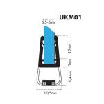 La junta magnética de ducha UKM01 para vidrio de 3,5-5 mm de espesor nr.3